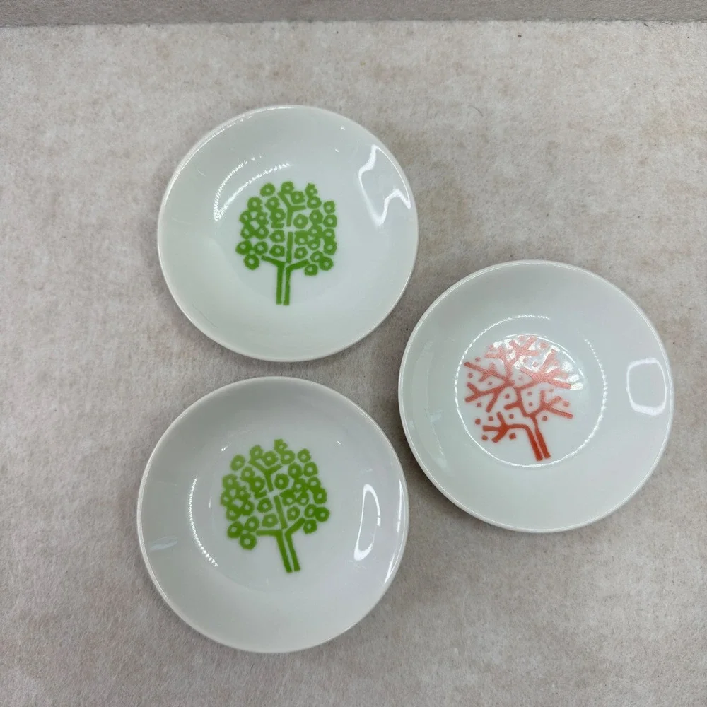 Four Seasons New York City NYC Set of 3‎ Butter Pat Dishes 4